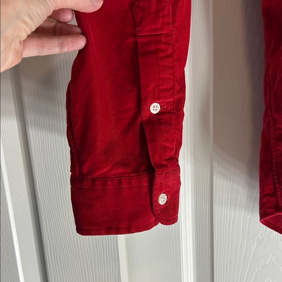 Polo Ralph Lauren Men's Blake Corduroy Bold Red Button-Down Shirt Size Large - Picture 6 of 12